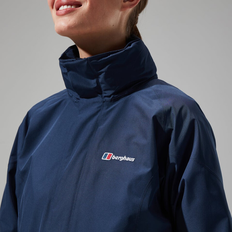 women s glissade gore-tex interaktives jacke - dark blue berghaus