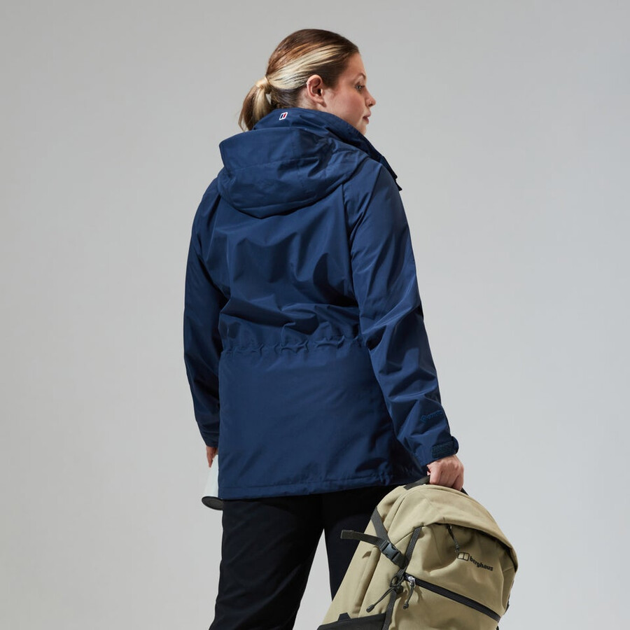 women s glissade gore-tex interaktives jacke - dark blue berghaus