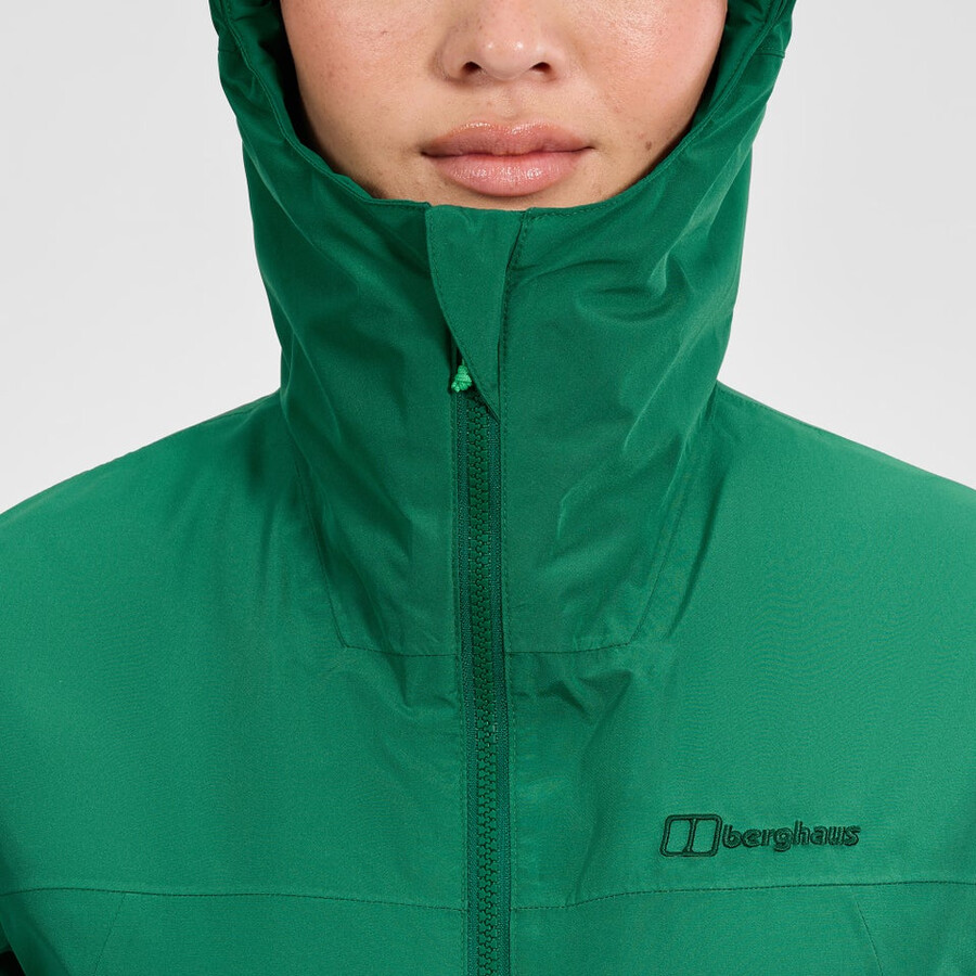 women s deluge pro 3.0 isolierte jacke - grün berghaus