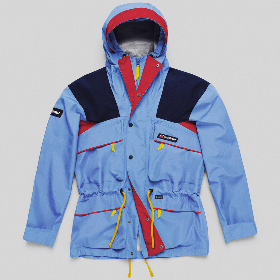 unisex trango gore-tex wasserdichte jacke - blau berghaus