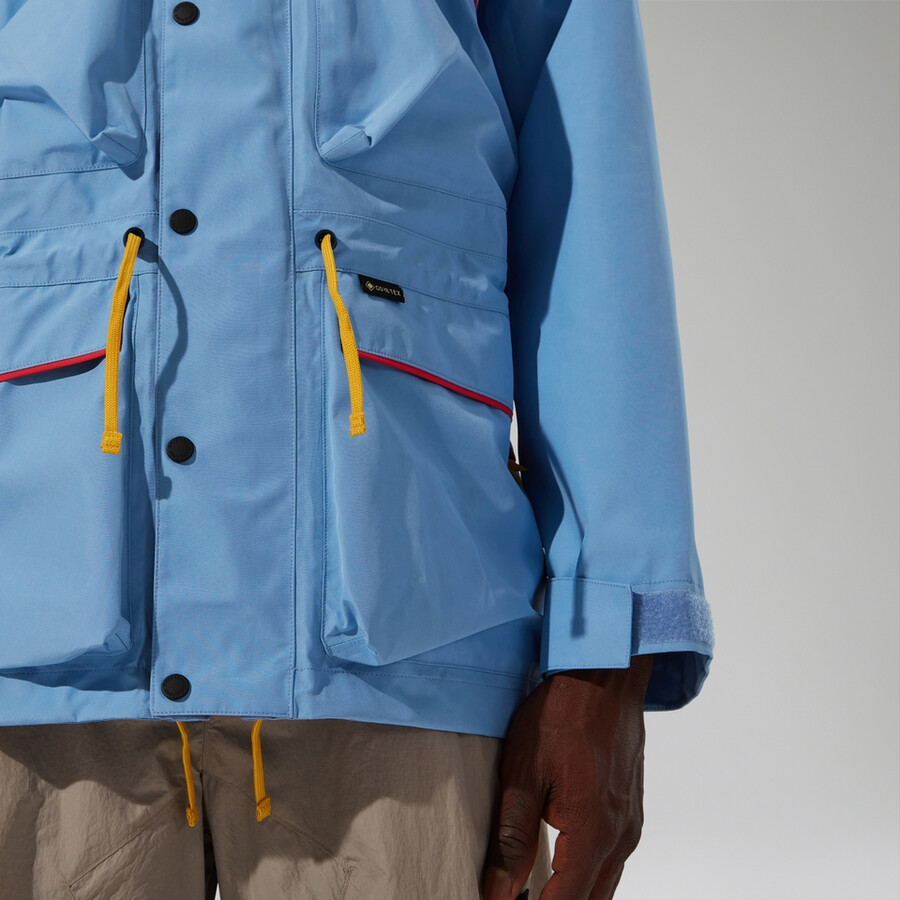 unisex trango gore-tex wasserdichte jacke - blau berghaus