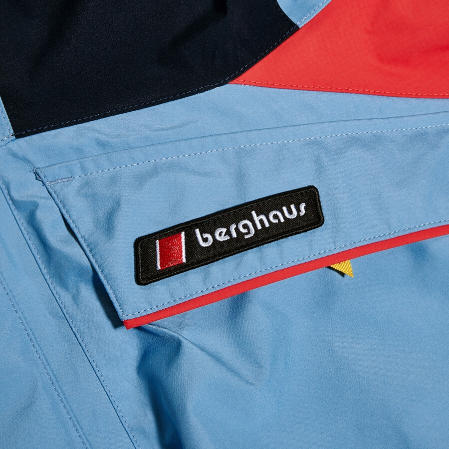 unisex trango gore-tex wasserdichte jacke - blau berghaus