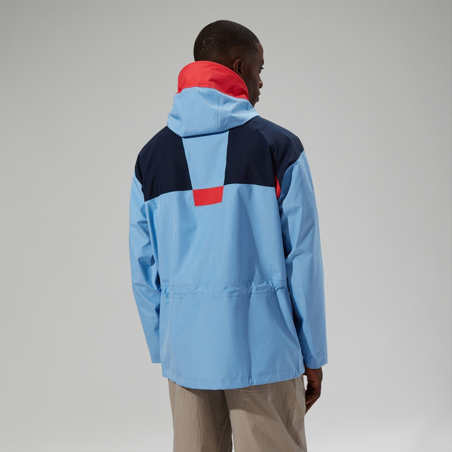 unisex trango gore-tex wasserdichte jacke - blau berghaus