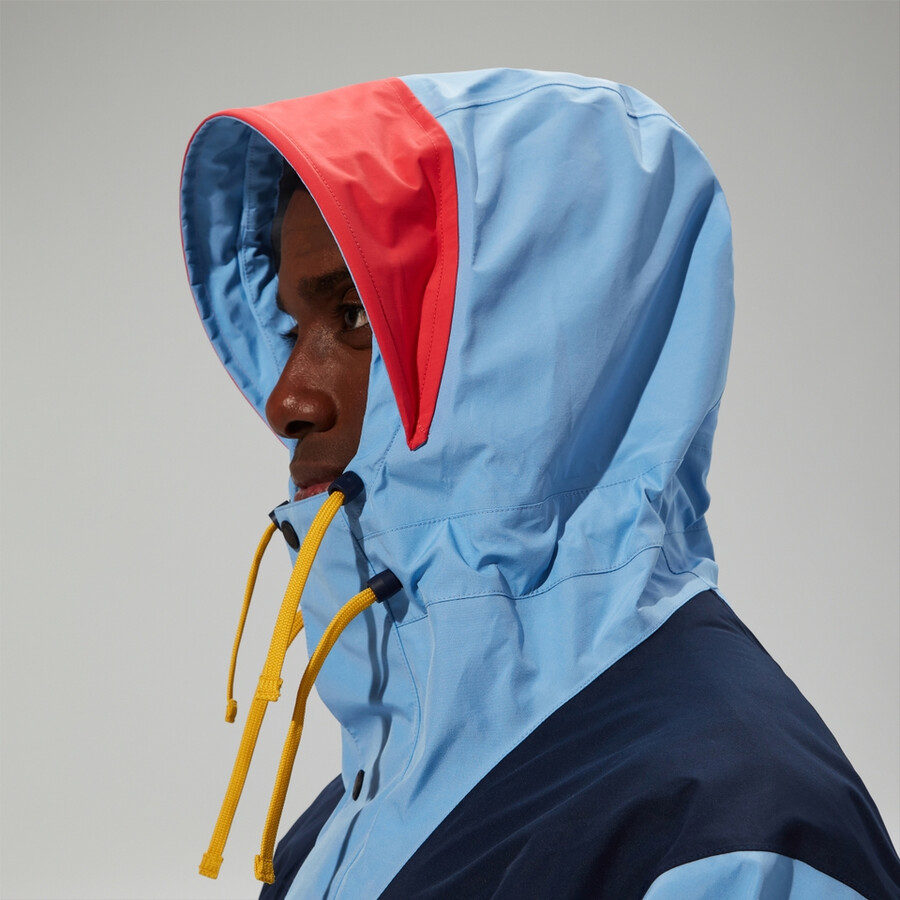 unisex trango gore-tex wasserdichte jacke - blau berghaus