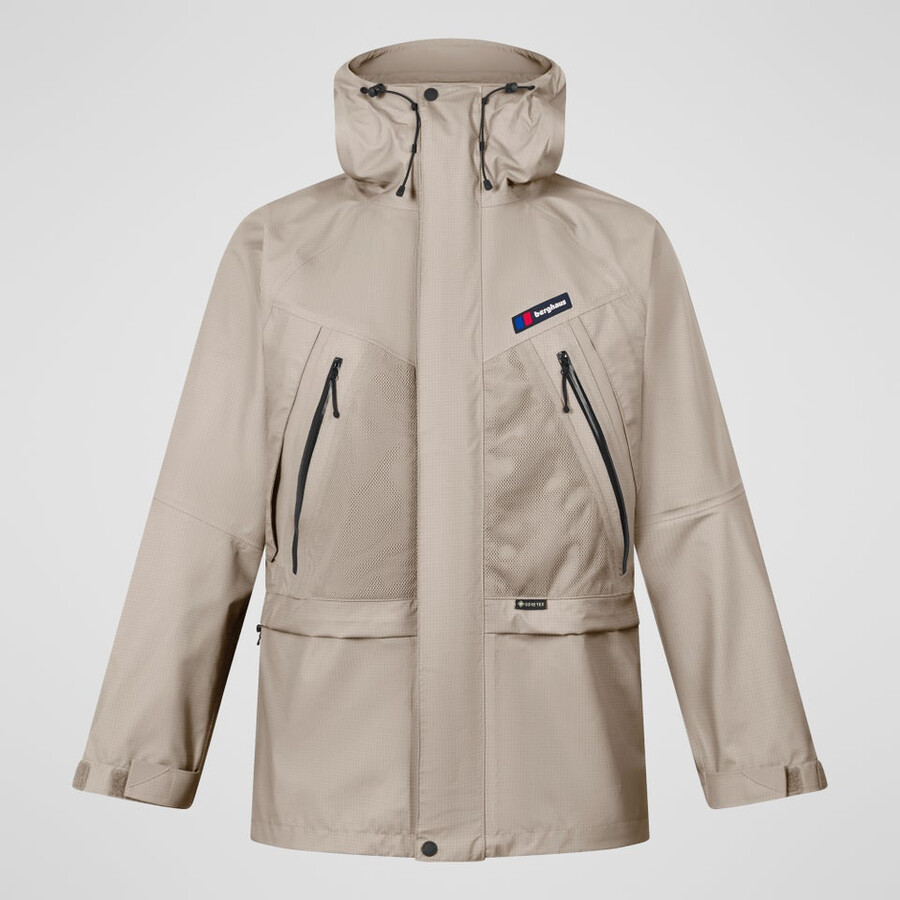 unisex storm 25 gore-tex-jacke - grau berghaus