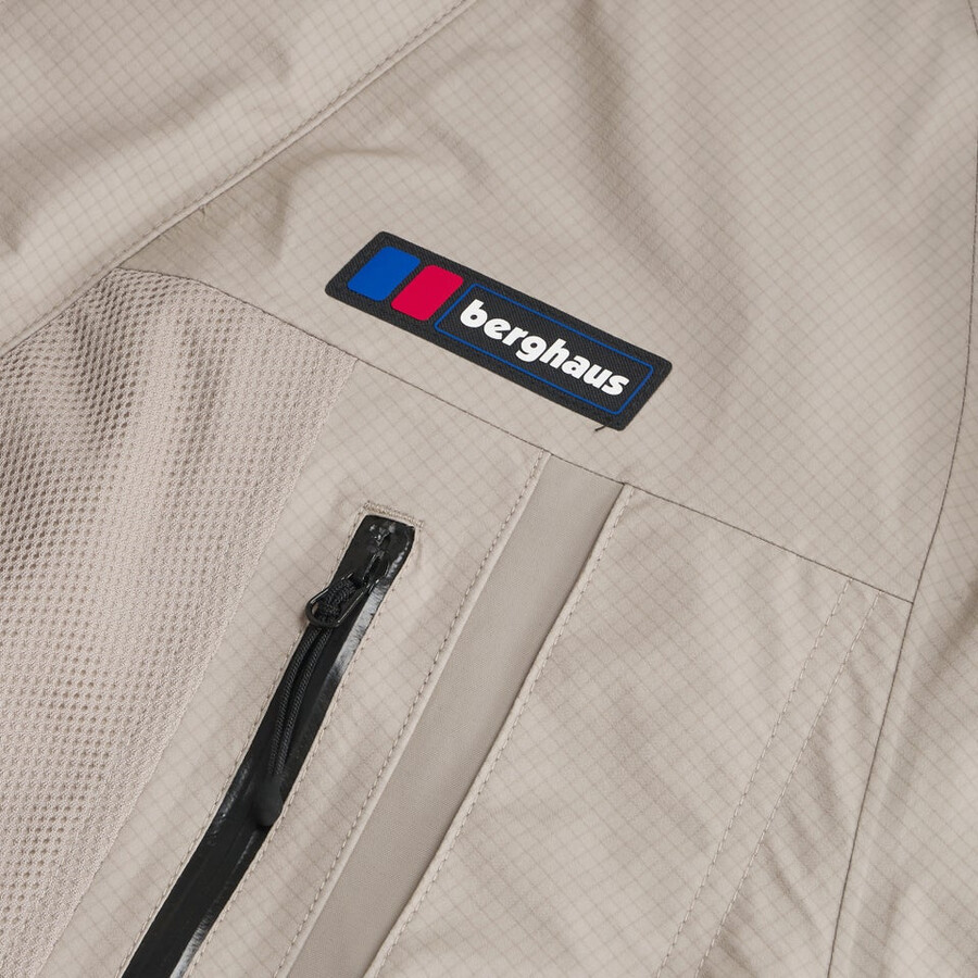 unisex storm 25 gore-tex-jacke - grau berghaus