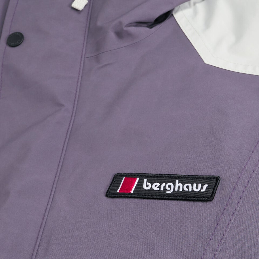 unisex berg meru gore-tex-jacke - lilagrau berghaus